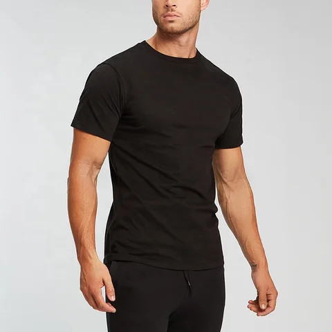 OEM High Quality Athletic Quick Dry Slim FitSportswear Workout Gym Cotton Mens T Shirt