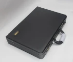 OEM Leather briefcase with lock for man