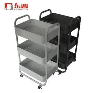 Oem Packing Furniture Heavy Material Kitchen Islands Hairdressing White Beauty Salon Trolley