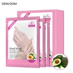OEM wholesale Shea Butter Foot Mask Foot Mask Set 2 pairs OEM large men and women boxed private label