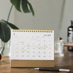 Office home widely used 3 size 365 days spiral desk calendar 2021