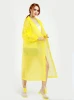 Okway PEVA Plastic Adult Reusable Raincoat For Outdoor