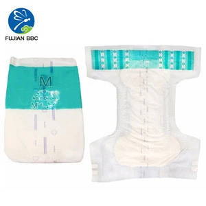 Old people incontinent adult diaper wood pulp + SAP unisex overnight comfort thick disposable adult diapers with wet indicator