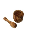 olive wood mortar and pestle set kitchen tools/wooden mortar and pestle