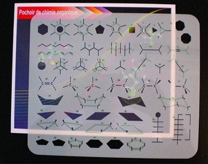Organic Chemistry Stencil Drawing Template