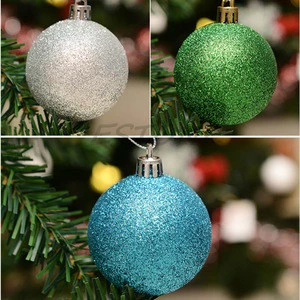 Outdoor Cheap Decoration Supplies Gifts Colorful Plastic Hanging Christmas Decorations Yiwu