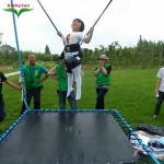 Outdoor playground children thickened steel tube  jumping bungee new style
