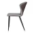 Import P377 Modern affordable durable high quality wholesale metal iron grey fabric kitchen dining chair from China