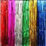 Party Decoration Metallic Foil Gold Curtain Background Foil Rain Curtain