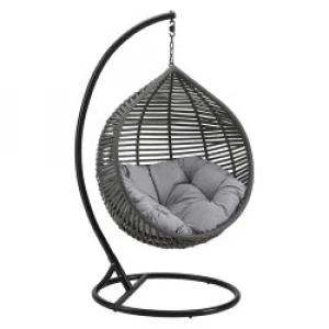 patio swing egg chair outdoor rattan metal hanging bedroom rope hanging garden swing chair cushion