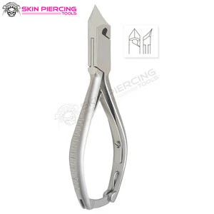 Pedicure &amp; Ingrown Nail Head Cutter Delicate Double Spring Jaw 17mm Size 4.75