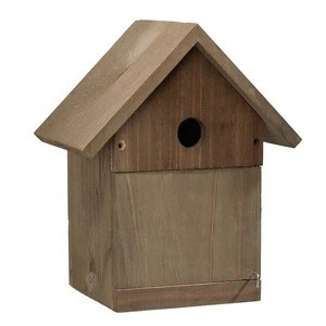 pet supply Garden Bird Nesting House with Apex Roof 28 or 32mm Hole or Open Fronted