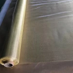 Phosphorous bronze woven wire mesh  / copper woven fabric wire mesh faraday cloth