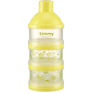 Pinkah 3 Layers Milk Powder Case Formula Dispenser Kids Baby Feeding Travel Container