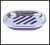 Import plastic bathroom accessories purple 6 pieces bathroom accessories set from China