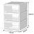 Import plastic drawer storage cabinet transparent living room kids clothing box from China