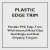 Import Plastic Edge Trim for 1/8&quot; (3.18mm) Edge Fit uses include car truck boat rv caravan home or industrials applications from USA