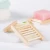 Import Popular Bathroom Accessory Natural Soap Bamboo Wood Soap Dish Holder Square Soap Holder from China
