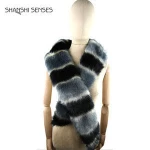 Popular Best Price Mix Colored Girls Fur Shawl Scarf