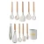 Import Popular in Amazon cooking utensils set 10pcs kitchen accessories silicone utensils set with holder from China