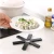 Import Portable 19*1cm Black Foldable Non-slip Heat Resistant Pad Trivet Pan Pot Holder Mat Kitchen Accessories Pot Holder Cup Pad from China