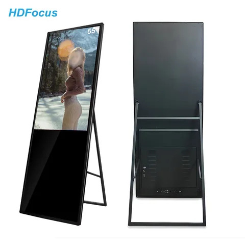 Buy Portable 43 49 55 Inch Lcd Digital Poster Touch Screen Indoor ...