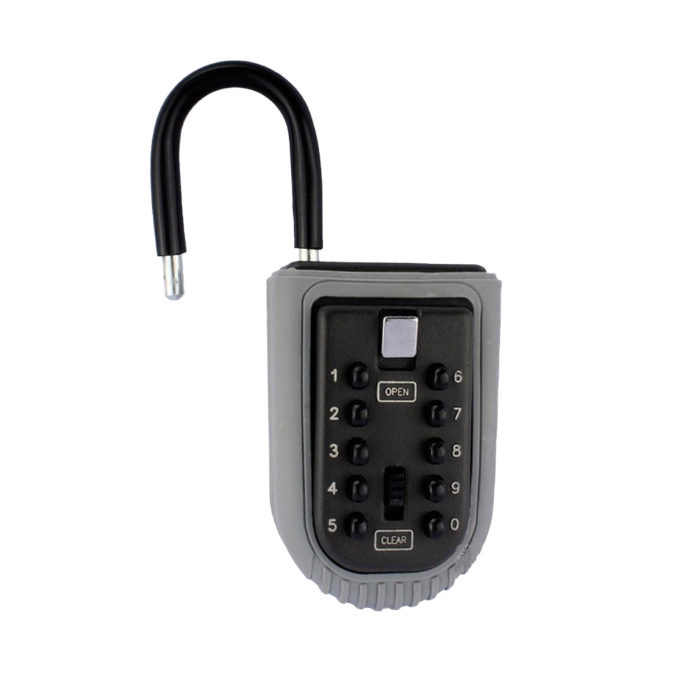 Buy Portable Key Storage Security Lock 10-digit Push Button Combination ...
