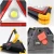 Import Portable LED Work Light Triangle Car Warning Light for Car Repairing Emergency Hurricanes 3 AA Batteries Included from China