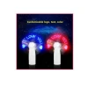 Portable Mini Led Flashing Fan USB Fan with Customized Led Message Customized Logo for Gift Souvenir Present and Creative Advert