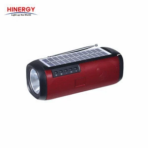 Portable Mini Solar Rechargeable led Torch Flashlight Price with FM Radio MP3 Player