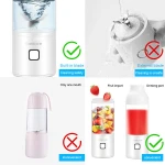 Portable USB Mixer Electric Juicer Machine Smoothie Blender Mini Food Processor Blender Cup