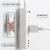 Import Power Strip Desk Wall Mount Self Adhesive Power Strip Holder for Desk Wall WiFi Router Remote Control Paper Towel Box from China