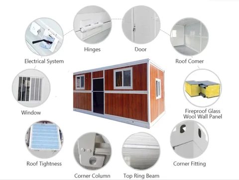 Buy Prefab House 20ft 40ft Modular Folding Container House Camping ...