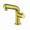 Prester Carved PVD Polished Gold Bathroom Basin Faucet #VP-1202K