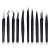 Import Private Label Compact Make-up Tool Quality Stainless Steel 2 In 1 False Eyelash Extension Eyebrow Hair Tweezers with Comb from China