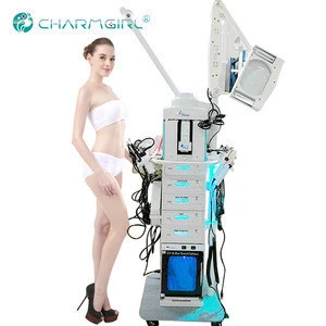Professional 19 in 1 galvanic facial massage photon ultrasonic beauty machine