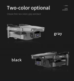 Professional Aerial Photography 4K dual Camera Helicopter Foldable Quadcopter Toy Mini rc drone e99 pro