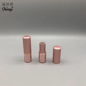 Professional Empty Octagon Packaging Container Aluminum Lipstick Tube labial tube make up packaging