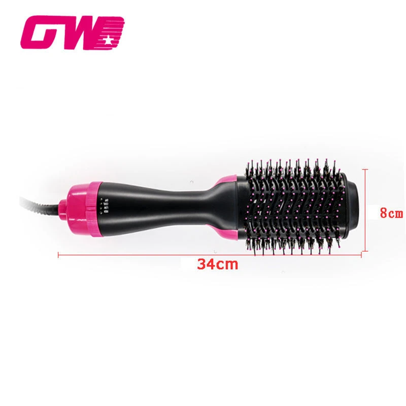 Professional  Hot Air Brush negative  Electric Blow Dryer ion ionic One Step Hair Styler 3 in 1 hair dryer brush