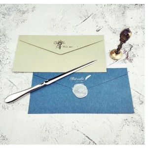 Promo Silvery Letter Opener Envelope Metal Letter Opener