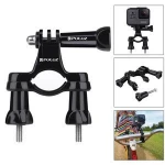 PULUZ 53 in 1 Accessories Total Ultimate Combo Kits with EVA Case Chest Strap + Suction Cup Mount + 3-Way Pivot Arms camera