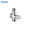 Push button water saving brass urinal flush ss angle valve