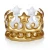 Import PVC decorative inflatable gold crown hat for birthday party from China