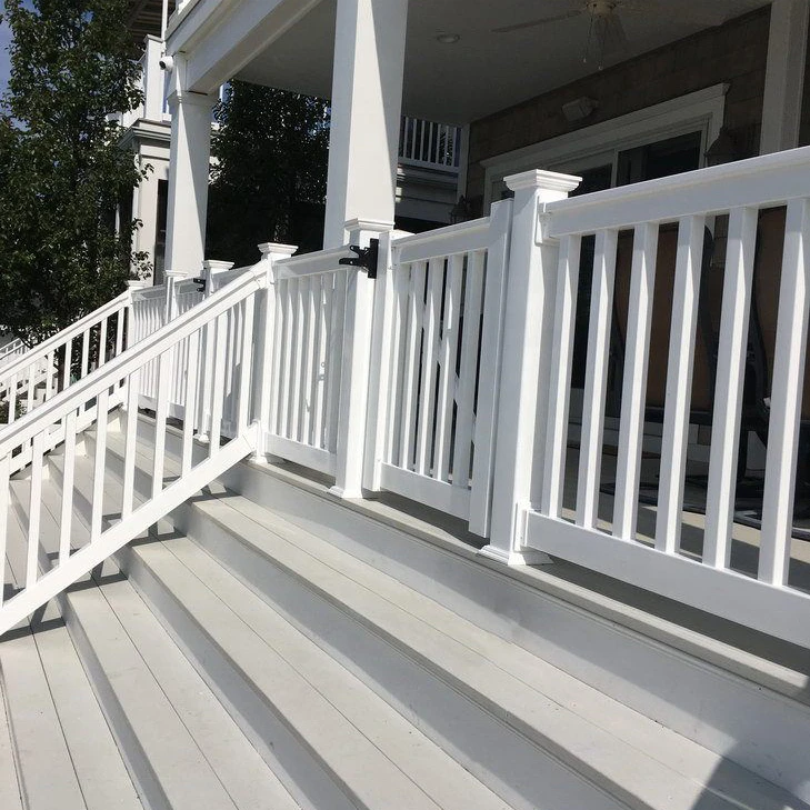 PVC Vinyl Plastic Balcony Porch Stair Deck railing,PVC Handrail