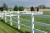 PVCfence post&amp;rail fence horse/cattle/pig animal fence 2&amp;4&amp;3 rail fence