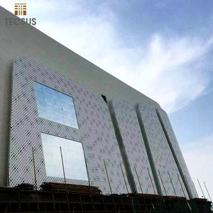 PVDF fireproof aluminum veneer curtain wall cladding exterior decorative building facades