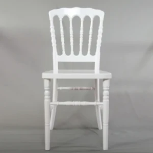 Quality White Color Acrylic Resin Napoleon Dining Chair for Wedding