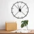 Import Quartz Clock Movement Mute Non Ticking Metal Wall Clock Home Decor from China