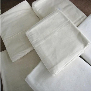 Raw Cotton Grey Fabric 40*40 133X72 Stocklot Cotton Cloth For Dress Textile