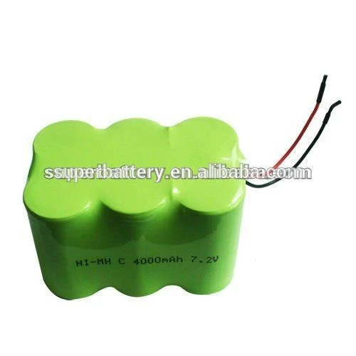 Rechargeable lithium battery Ni-MH 6V 4000mAh rechargeable battery packs for medical equipments